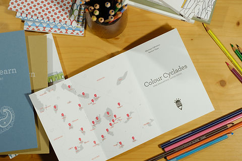 Carnet de coloriage Colour Cyclades
